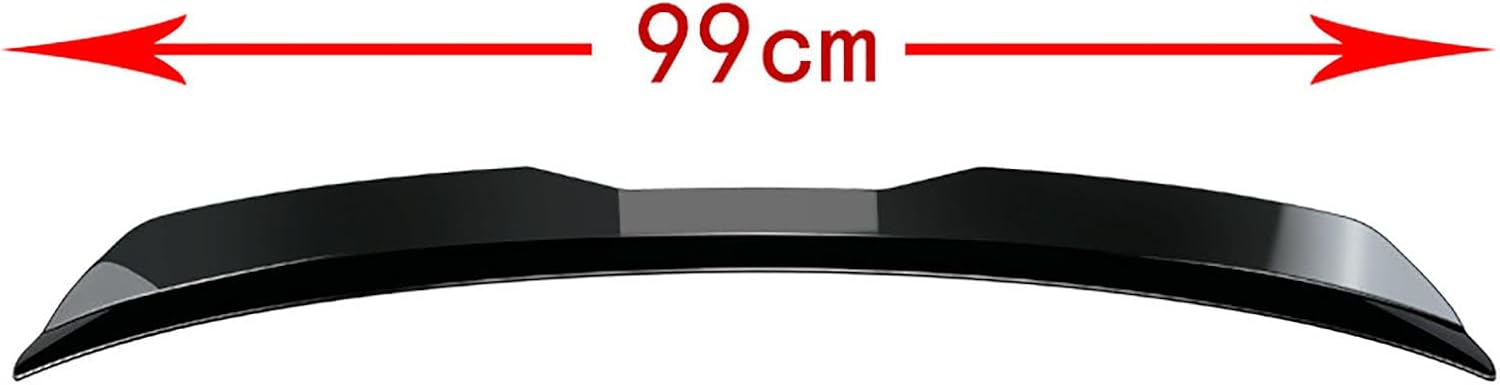 Compatible with BMW 1 Series M140i 2017, Hatchback Rear Roof Spoiler Car Tail Wing Refit Parts,A Gloss black