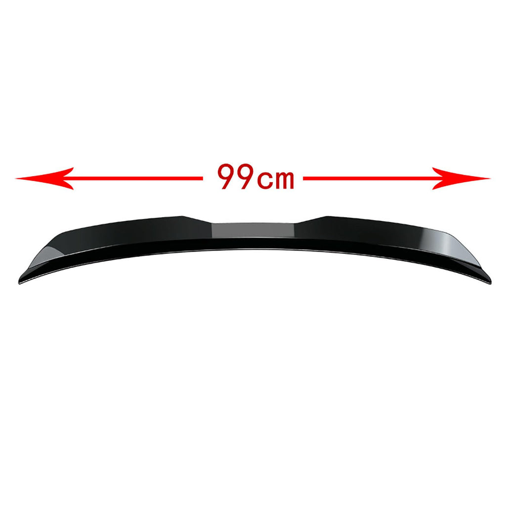 Compatible with BMW 1 Series M140i 2017, Hatchback Rear Roof Spoiler Car Tail Wing Refit Parts,A Gloss black