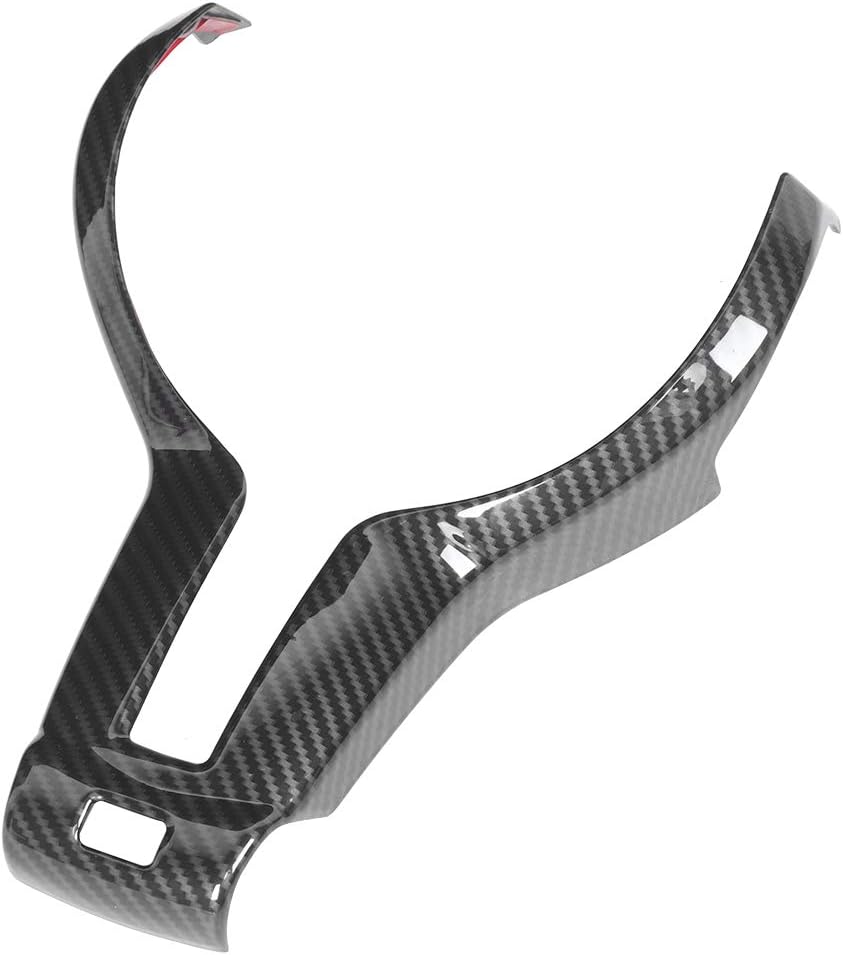 Carbon Fiber Steering Wheel Trim, Carbon Interior Trim Cover M140I Steering Wheel Trim Abs Carbon Fiber Style Interior Decoration For F20 F21 F30 F32 X5 X6 Msport