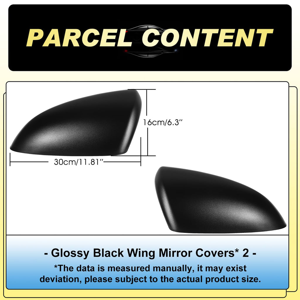 Wing Mirror Covers Fit for BMW F20 F30 F32 M2 X1 Carbon