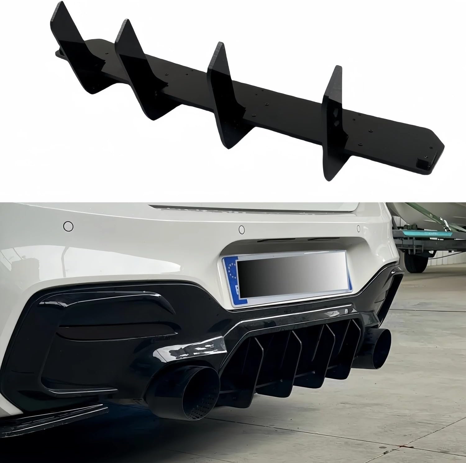 Side Skirt For BMW 1 Series F20 F21 For M135i M140i Facelift 2015-2019 Car Rear Bumper Diffuser Splitters Tuning BodyKits