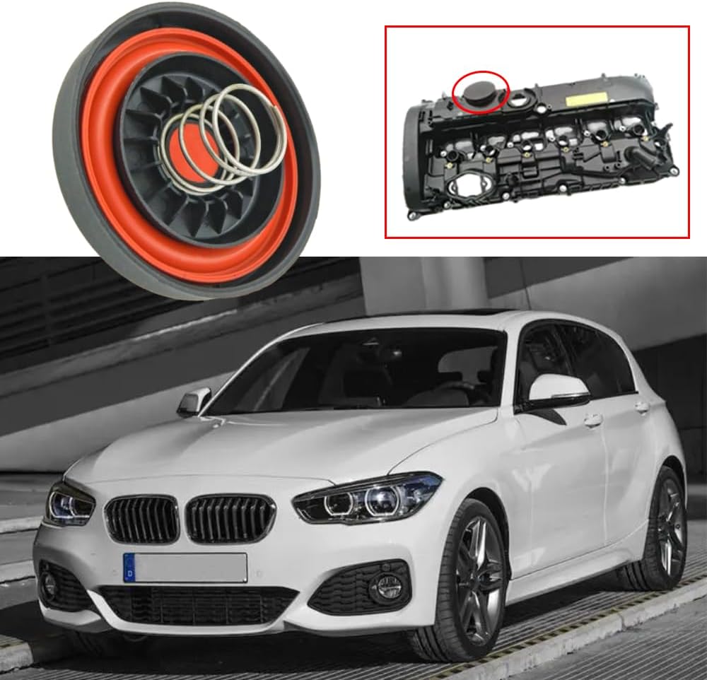 Riloer PCV Valve Cover Repair Kit, PCV Membrane Repair Kit Valve Cover Cap, PCV Valve Cover Membrane Compatible with BMW 1 Series F20 LCI M140i M140iX