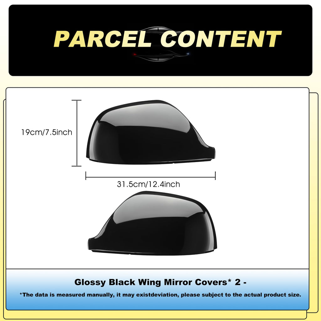 Wing Mirror Covers Fit for BMW F20 F30 F32 M2 X1 Carbon