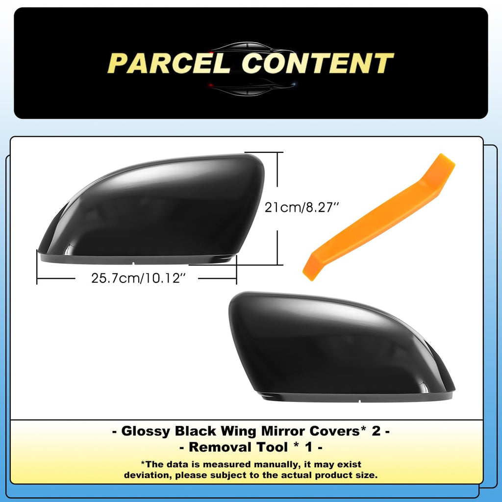 Wing Mirror Covers Fit for BMW F20 F30 F32 M2 X1 Carbon