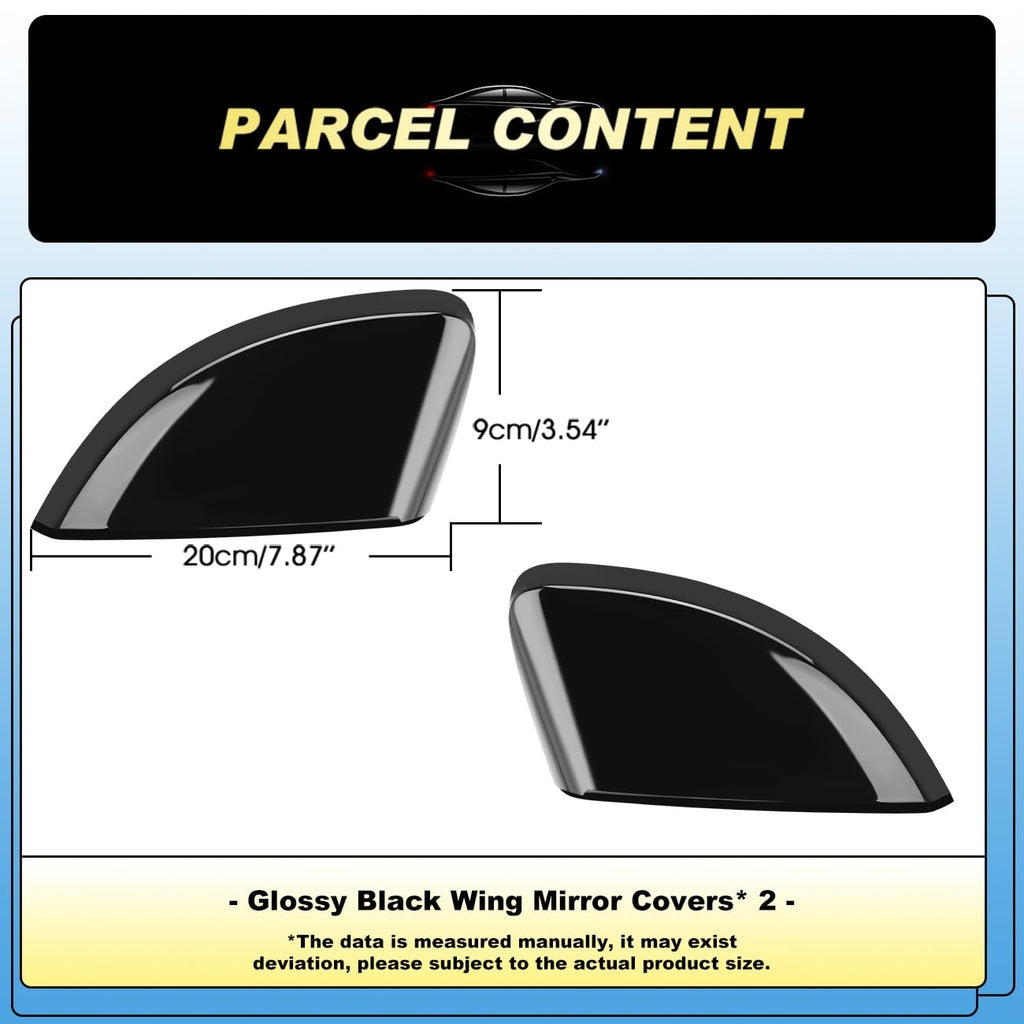 Wing Mirror Covers Fit for BMW F20 F30 F32 M2 X1 Carbon