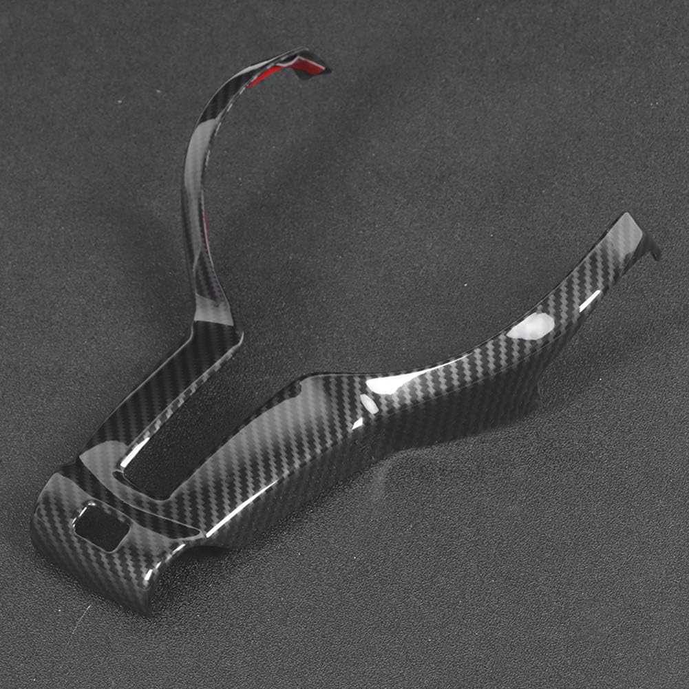 Carbon Fiber Steering Wheel Trim, Carbon Interior Trim Cover M140I Steering Wheel Trim Abs Carbon Fiber Style Interior Decoration For F20 F21 F30 F32 X5 X6 Msport