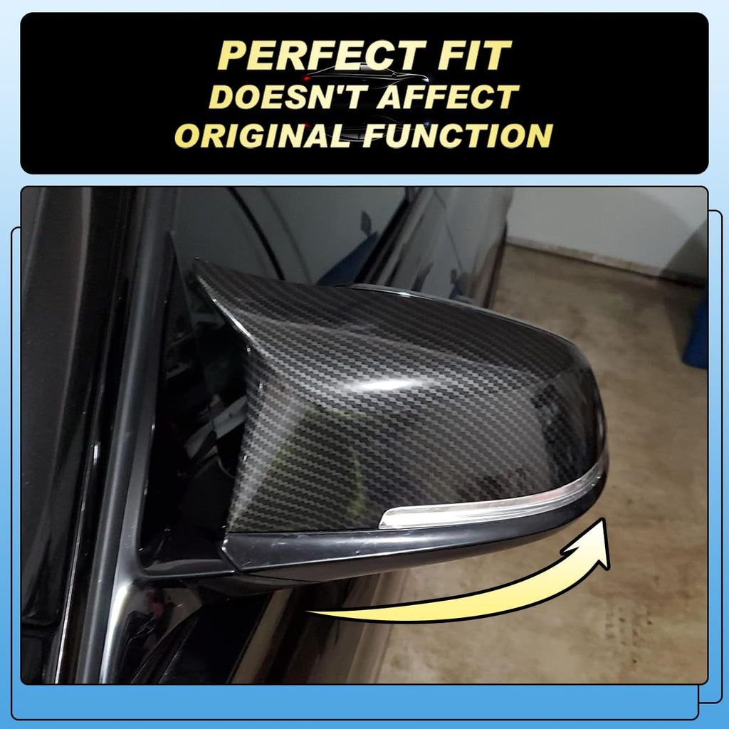 Wing Mirror Covers Fit for BMW F20 F30 F32 M2 X1 Carbon