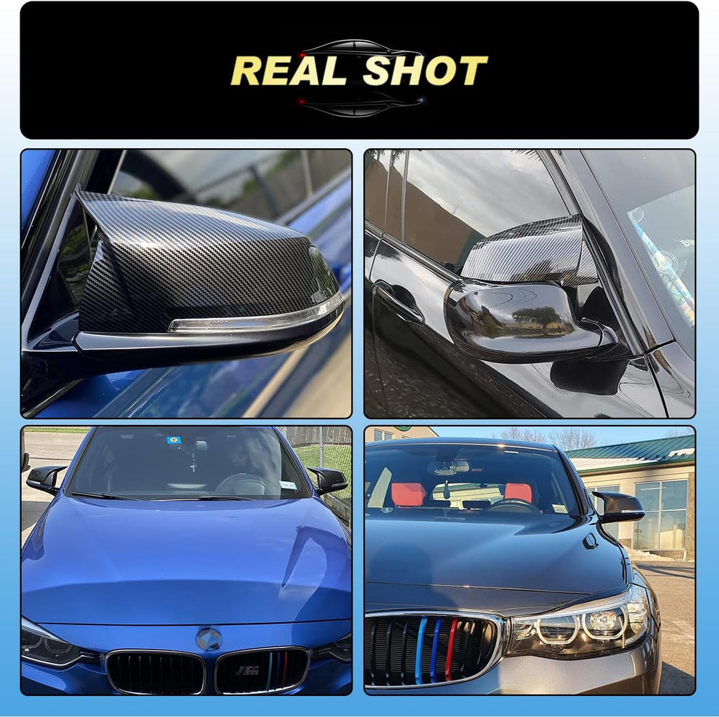 Wing Mirror Covers Fit for BMW F20 F30 F32 M2 X1 Carbon