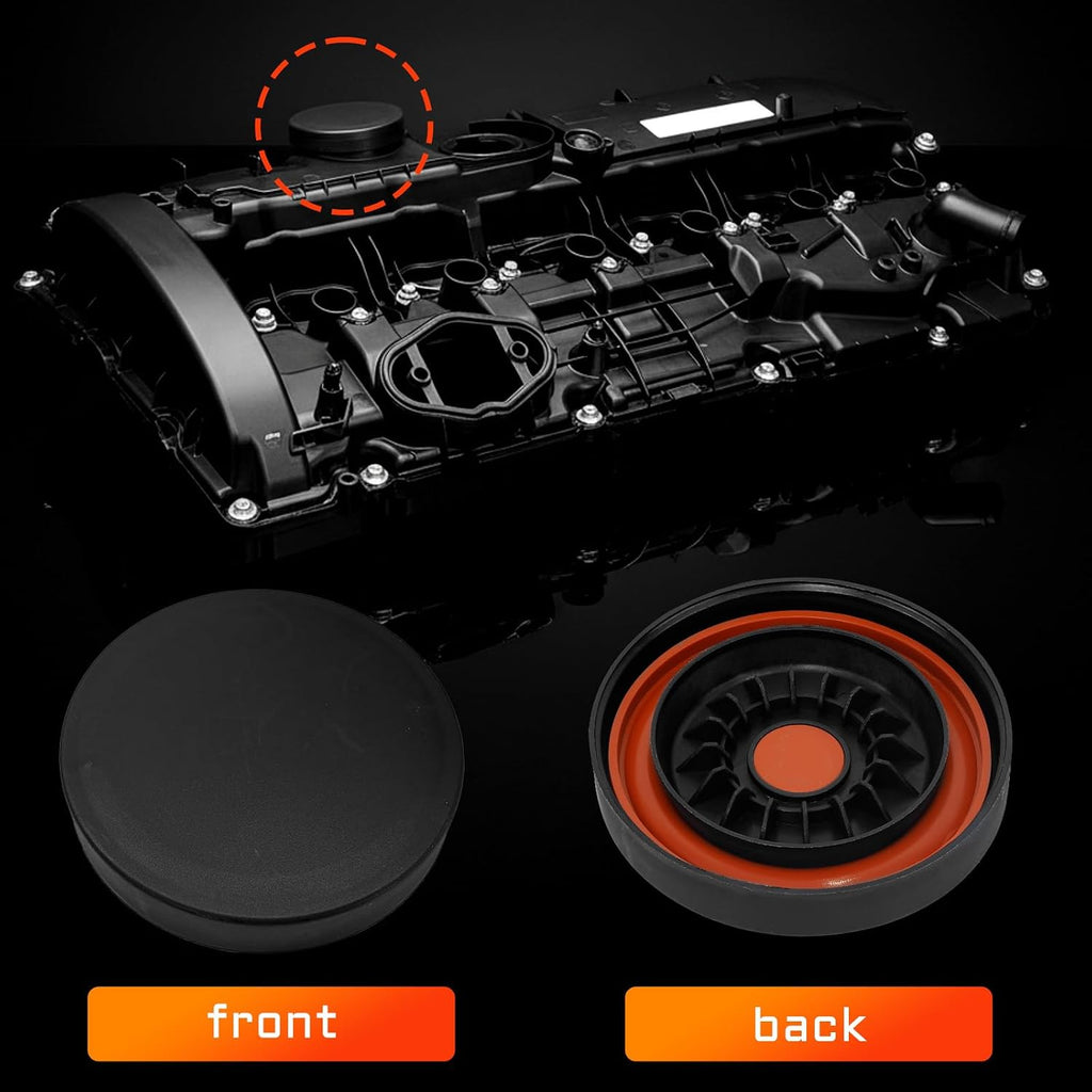 Riloer PCV Valve Cover Repair Kit, PCV Membrane Repair Kit Valve Cover Cap, PCV Valve Cover Membrane Compatible with BMW 1 Series F20 LCI M140i M140iX