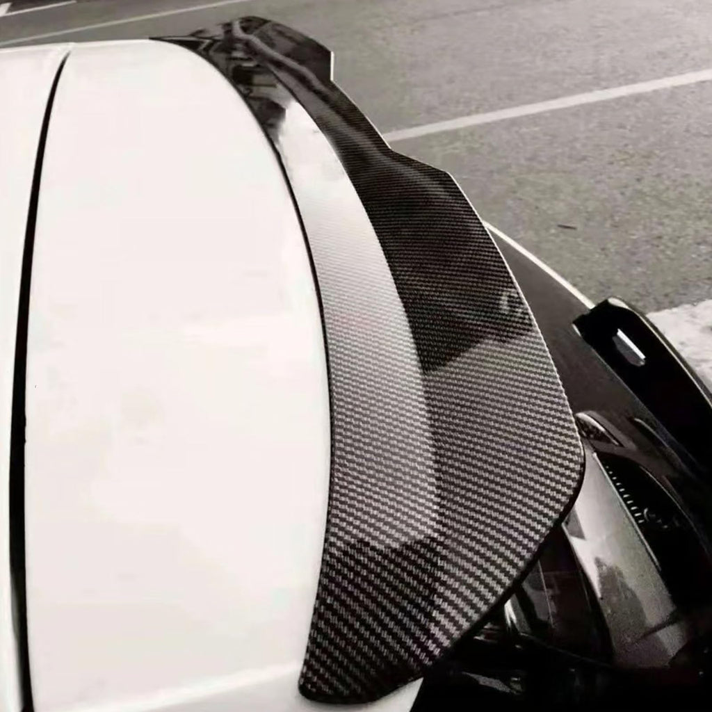 Compatible with BMW 1 Series M140i 2017, Hatchback Rear Roof Spoiler Car Tail Wing Refit Parts,A Gloss black