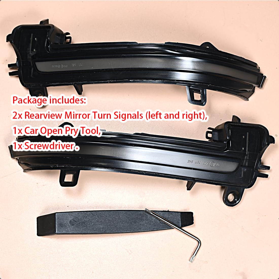 Dynamic Turn Signals For BMW 1 2 3 4 Series E84 I3 F20 F21 F22 F30 F32 F34 F36 LED Indicator Lights Mirror Lighting Accessories 63137280771 63137280772