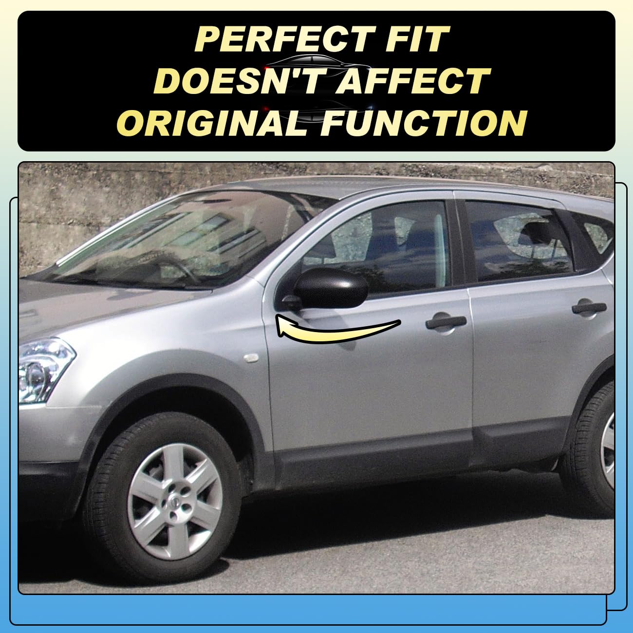Wing Mirror Covers Fit for BMW F20 F30 F32 M2 X1 Carbon