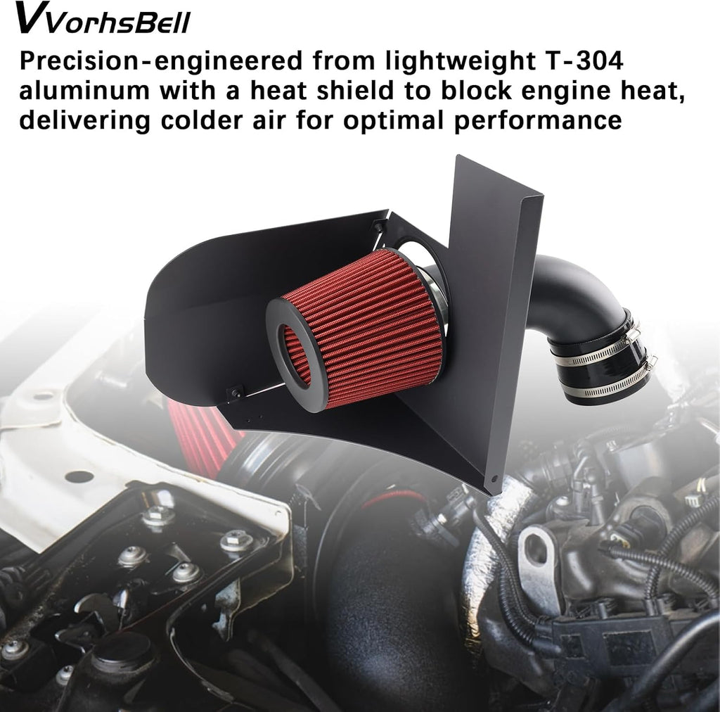 Cold Air Intake Kit Compatible with 2016+ BMW B58 F20 M140i F22 M240i F30 F32 M340i M440i Performance Upgrade with Washable Filter